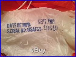 L@@K BRAND NEW Vintage 1965 USAF Parachute With ORIGINAL BOX L@@K