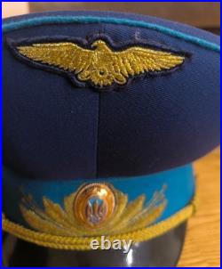 Lieutenant General's cap of the Ukrainian Air Force, 100% ORIGINAL