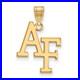 LogoArt_925_Silver_Gold_plated_United_States_Air_Force_Academy_A_F_Large_Pendant_01_csf