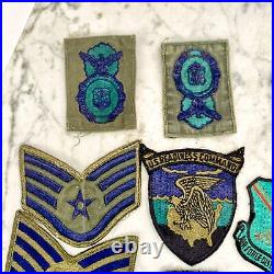 Lot Of 16 Vintage U. S. Air Forces Police Military Patches Air Force Collectibles
