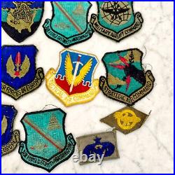 Lot Of 16 Vintage U. S. Air Forces Police Military Patches Air Force Collectibles
