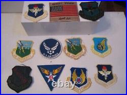 Lot Of 20 U. S. Air Force Patches, Air Command & Dessert Storm Patches Mmmm2
