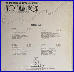 Lot Of 7 United States Air Force Presents Wolfman Jack 2-LP Radio Promo Box Sets