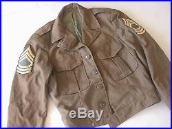 Lot WWII + later uniform -U. S. Army Air Forces 20th patches'52 jacket