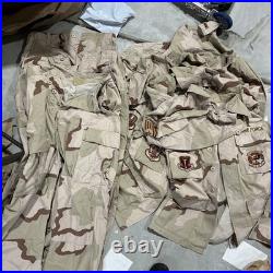 Lot of 13 Us Air Force Uniform shirts Pants And Coat