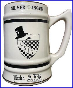 Luke Afb 4517 Silver Tongue Top Hat Air Force Beer Tankard Coffee Mug Vintage