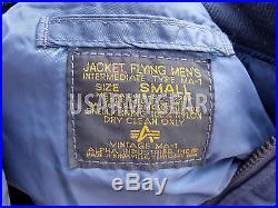 MADE in USA New MA-1 ALPHA INDUSTRIES PILOT FLIGHT JACKET, US AIR FORCE MILITARY