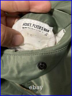 MA-1 JACKET FLYER'S MAN INTERMEDIATE REVERSIBL BOMBER ALPHA INDUSTRIES USA sz XL