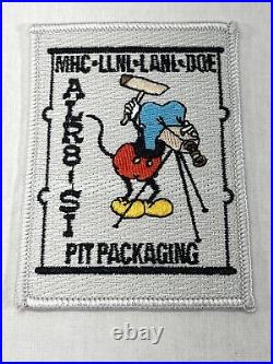 MHC LLNL LANL DOE Pit Packaging ALR8-SI Patch Mickey 2.5 x 3.5