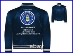 Macdill Air Force Basetampa-floridausaf Embroidered Satin Jacket(back Only)