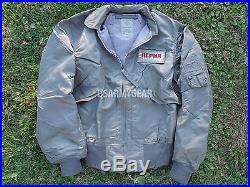 Made in USA New ALPHA US Air Force CWU 36/P Lightweight Mil-Spec Jacket S