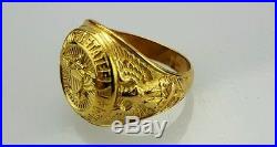 Men's 10kt United States Naval Air Force Ring 8.5grams free shipping