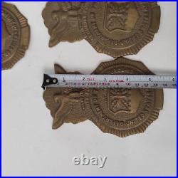 Military Shield Emblem Security Forces US America Department Air Forces Brass
