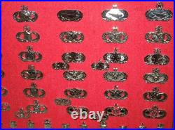 Modern USAF Air Force Badges Qual & Medical Badges Pins Insignia Display Board