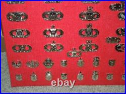 Modern USAF Air Force Badges Qual & Medical Badges Pins Insignia Display Board
