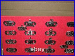Modern USAF Air Force Badges Qual & Medical Badges Pins Insignia Display Board