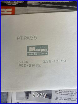 Monogram 1959 Original US Air Force Air Power 18 Plane Models Complete PA56 398