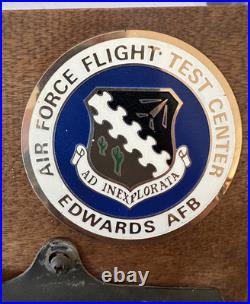 Mounted piece crashed F-15 Edwards AFB Flight Test Center 1960s airplane VTG