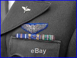 Named Wwii 8th Air Force Ike Jacket Tailor Made English Bullion Patch & Wings