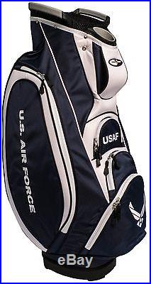 NEW MODEL! Team Golf United States Air Force Victory Cart Golf Bag Navy 59873