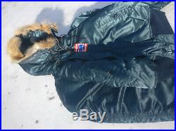NEW US Made Corinth Cold Weather N-2B Parka Military Air Force Jacket Coat Blue