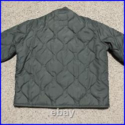 NWOT! Mens Large Vintage US Air Force Liner Flyers CWU-9/P Jacket Green Quilted