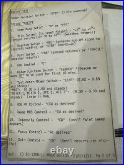 Named USAF Colonel G. F. Shipp Insignia Group with Crew Checklist Book Spectre 16th