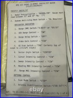 Named USAF Colonel G. F. Shipp Insignia Group with Crew Checklist Book Spectre 16th