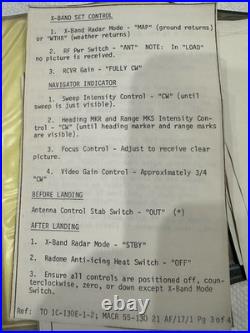 Named USAF Colonel G. F. Shipp Insignia Group with Crew Checklist Book Spectre 16th