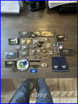 Named USAF Colonel G. F. Shipp Insignia Group with Crew Checklist Book Spectre 16th