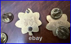 Named USAF Grouping LGB Sterling Wings Log Books Ribbon Mounts Major Collar Pin