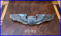 Named USAF Grouping LGB Sterling Wings Log Books Ribbon Mounts Major Collar Pin