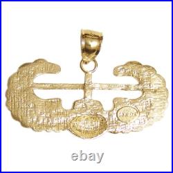 New 14k Gold United States Air Force Pendant