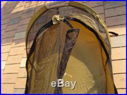 New Catoma Shelters Pop-Up Bed Net System tan coyote -us Army Surplus