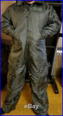 New USAF Military Cold Weather Nomex Flight Suit 52L Fire Retardant CWU-64/P Bib