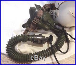 Nice USAF HGU-2/P Flight Helmet and Oxygen Mask