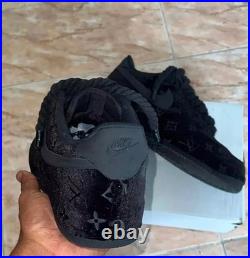Nike Air Force 1 Custom velvet and matte