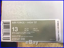 Nike Air Force 1 High'07 Dark Stucco NIB Size US 13 Men 315121 048 NO BOX LID