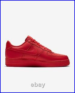 Nike Air Force 1 LV8 Low Triple Red Shoes Sneakers Mens Womens Kids All Sizes