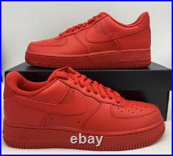 Nike Air Force 1 LV8 Low Triple Red Shoes Sneakers Mens Womens Kids All Sizes