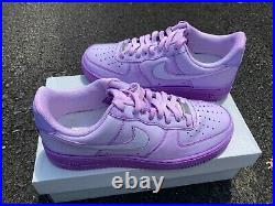 Nike Air Force 1 Low Purple Violet Lilac Tie Dip Dye Custom Shoes All Sizes