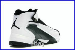 Nike Air Jordan Jumpman Swift White Black Zip Gym Shoes AT2555-100 Size 8.5