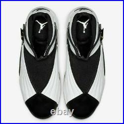 Nike Air Jordan Jumpman Swift White Black Zip Gym Shoes AT2555-100 Size 8.5