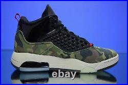 Nike Air Jordan Maxin 200 Camo Black Olive Gym Red Shoes CD6107-200 Size 9