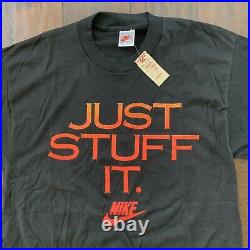 Nike Vintage T Shirt Just Stuff It Deadstock Tags 90s Air Force Max 80s Gray Tag