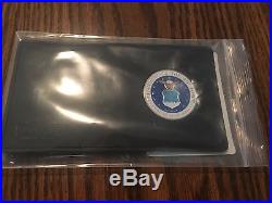OBSOLETE U. S. Air Force Security Forces Police Badge w Credential Case Wallet