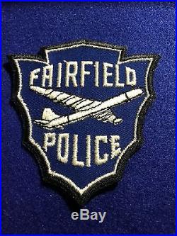 Old 1st Issue Fairfield California Usaf B-36 Convair Jet Police Patch