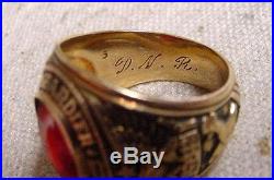Original 1943 Wwii 10k Gold Us Army Army Air Force Bombardier Ring