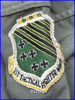 ORIGINAL Post Vietnam 27th Tactical Fighter Squadron Flight Suit US Air Force