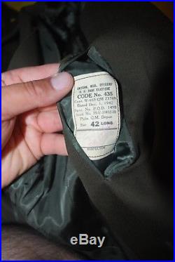 ORIGINAL WW2 US 12th Air Force OFFICERS WOOL 4 Pocket JACKET LARGE SIZE 42L